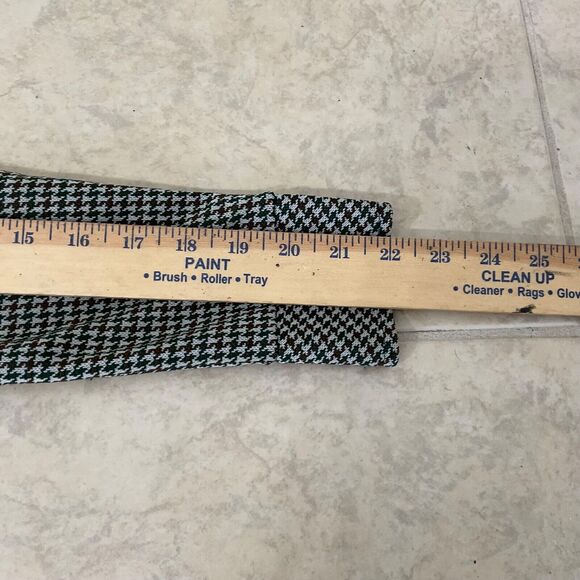 Vintage 70s women’s Medium Houndstooth Shirt Jacket Button Front Pockets Shacket - Picture 12 of 13